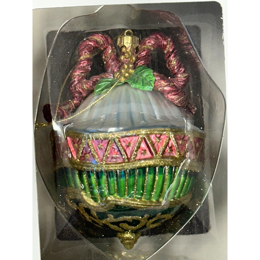 NIB Fitz and Floyd Christmas Court Motif Christmas Ornament - Picture 2 of 5